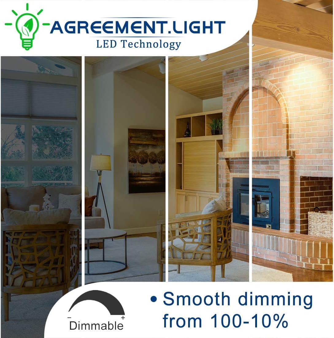 LED GU10 Dimmable Led Replacement for Halogen Bulb - MR16 Shape GU10 Base for Accent, Recessed, Track Lighting, 120°Beam Angle, 3000K Soft Light Gu10 Flood Light Bulb,(6 Pack)