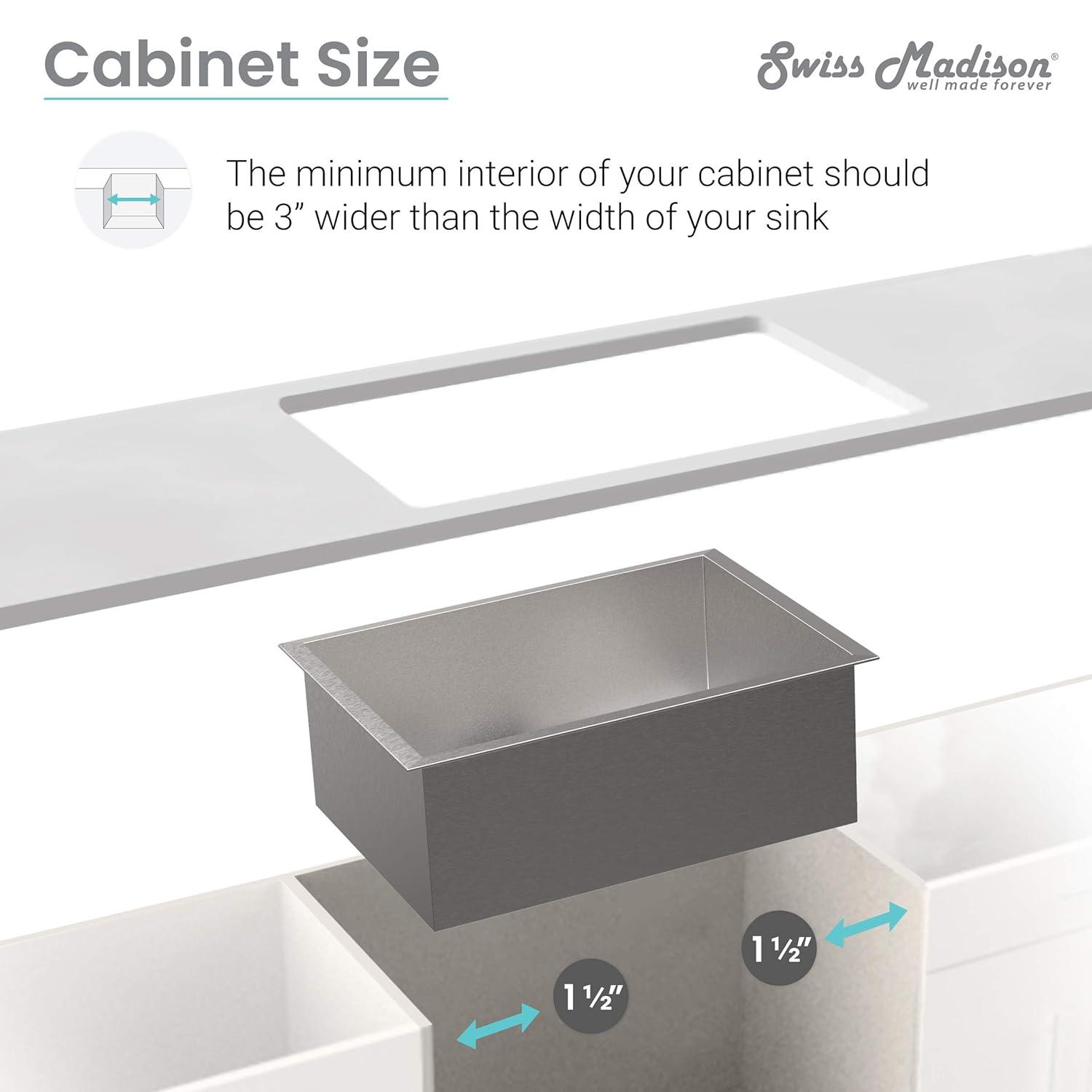 Toulouse 13 x 15 Stainless Steel Single Basin Undermount Kitchen Sink