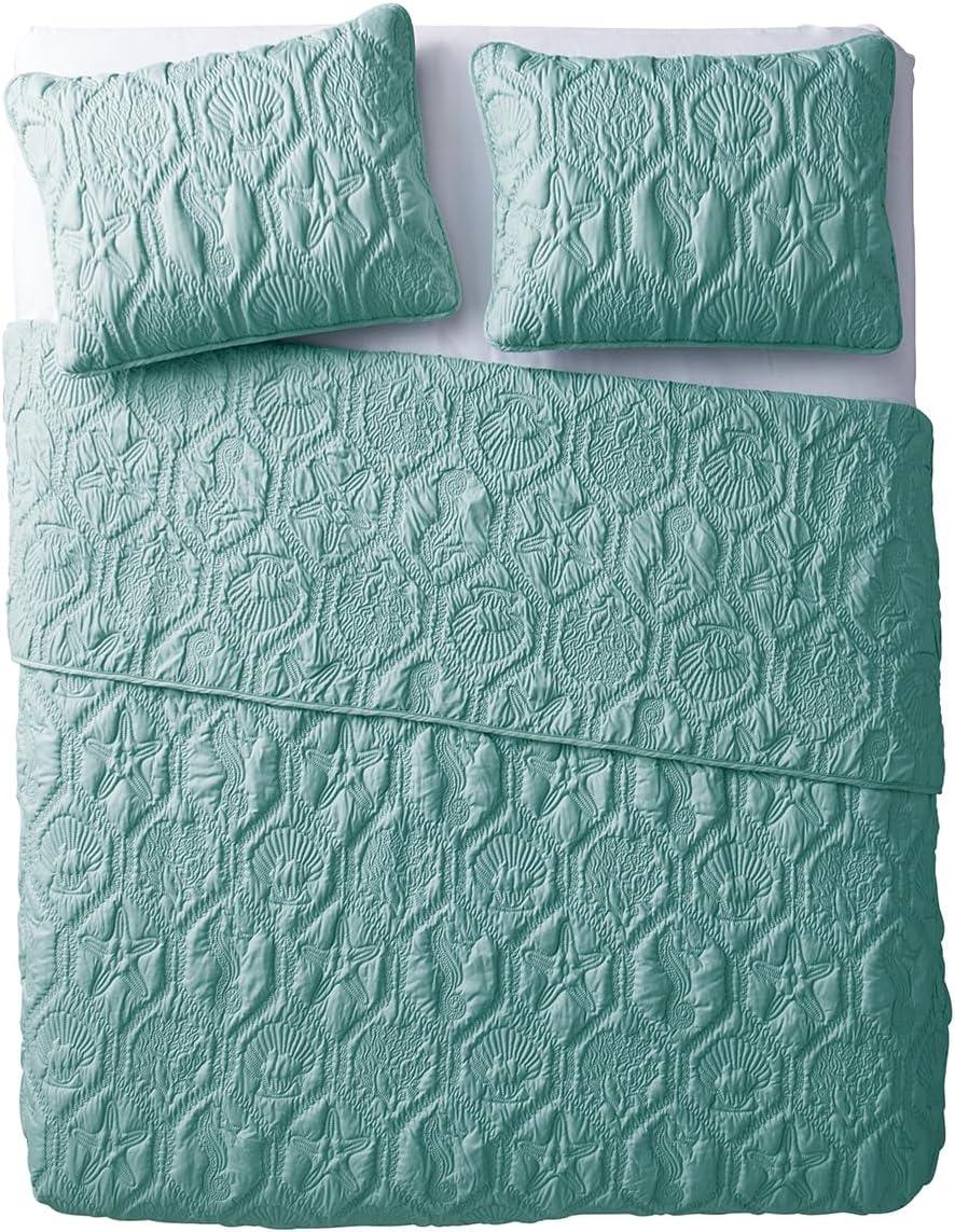 VCNY Shore 3-Piece Embossed Quilt Set & Reviews | Wayfair