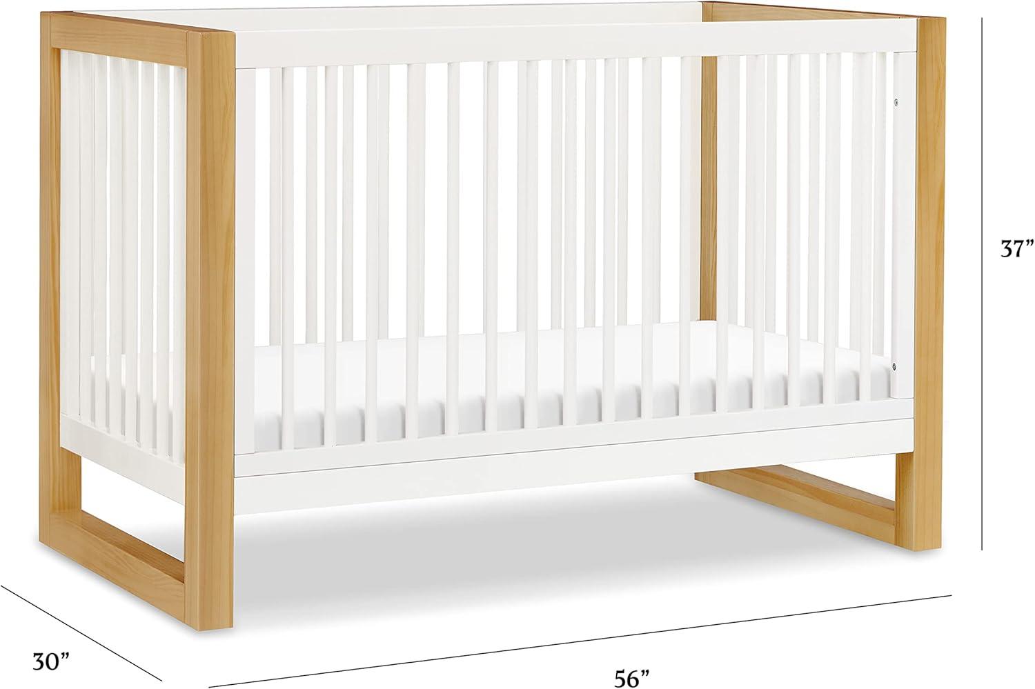 Nantucket Greenguard Gold Certified 3 -in-1 Convertible Crib