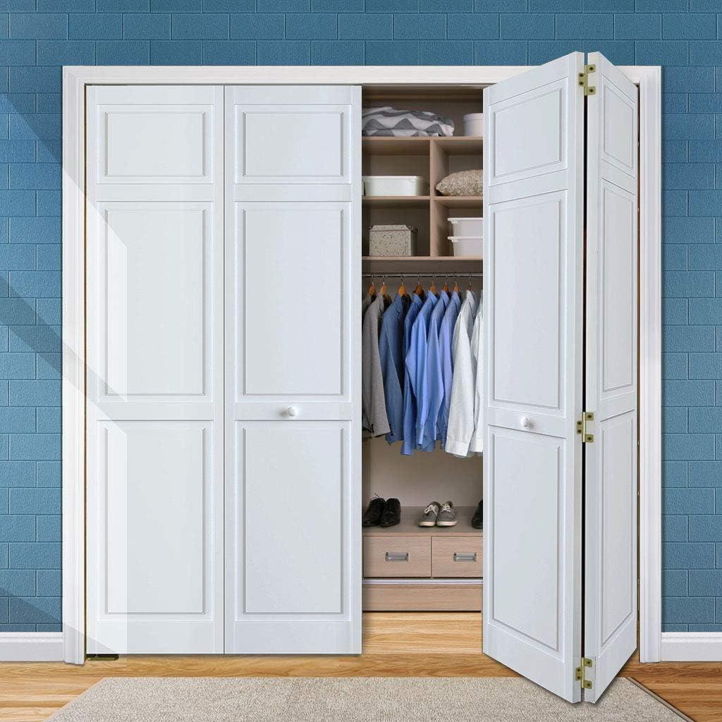 Kimberly Bay Paneled Wood Primed Bi-Fold Door