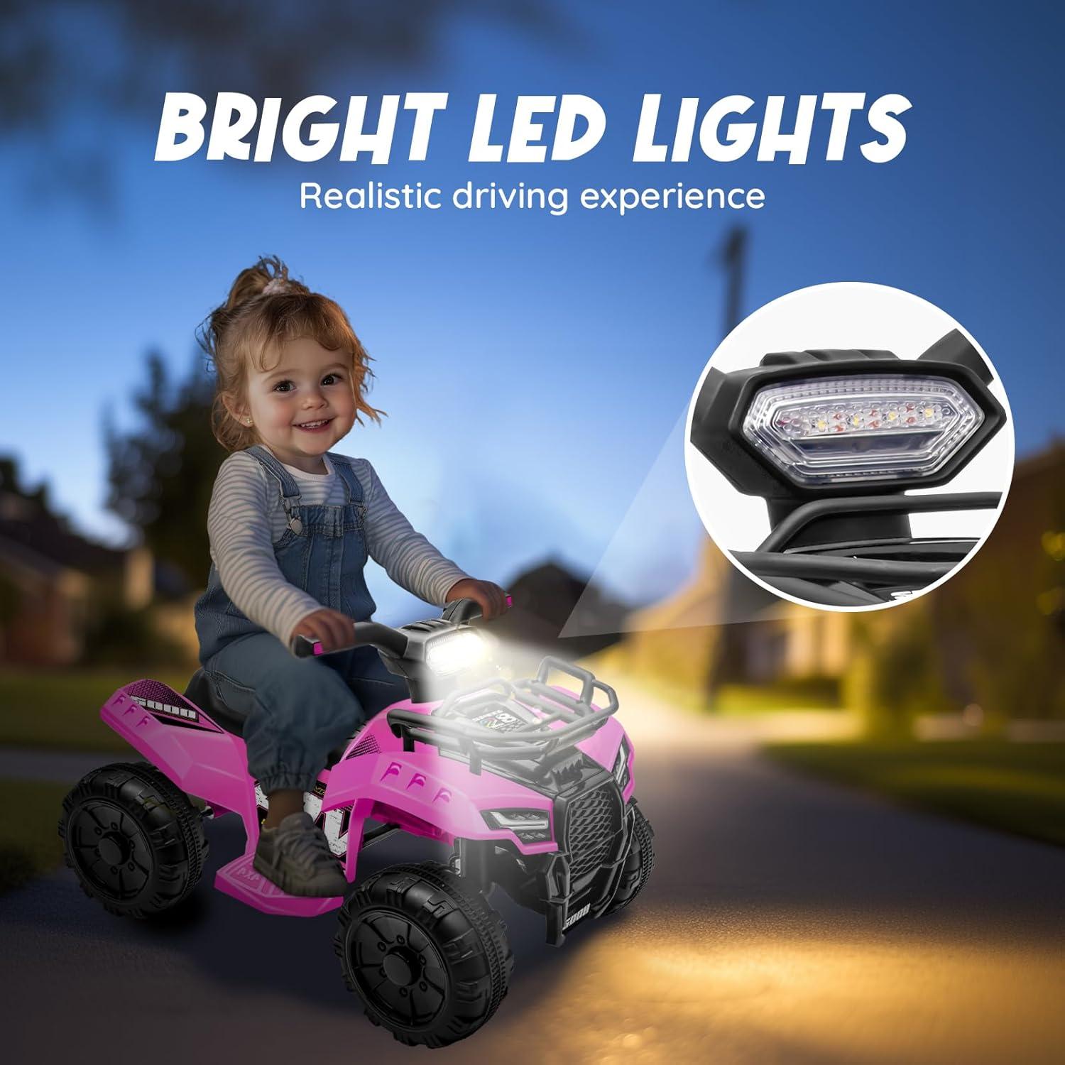 Aosom Aosom 6 Volt 1 Seater All-Terrain Vehicles Battery Powered Ride On