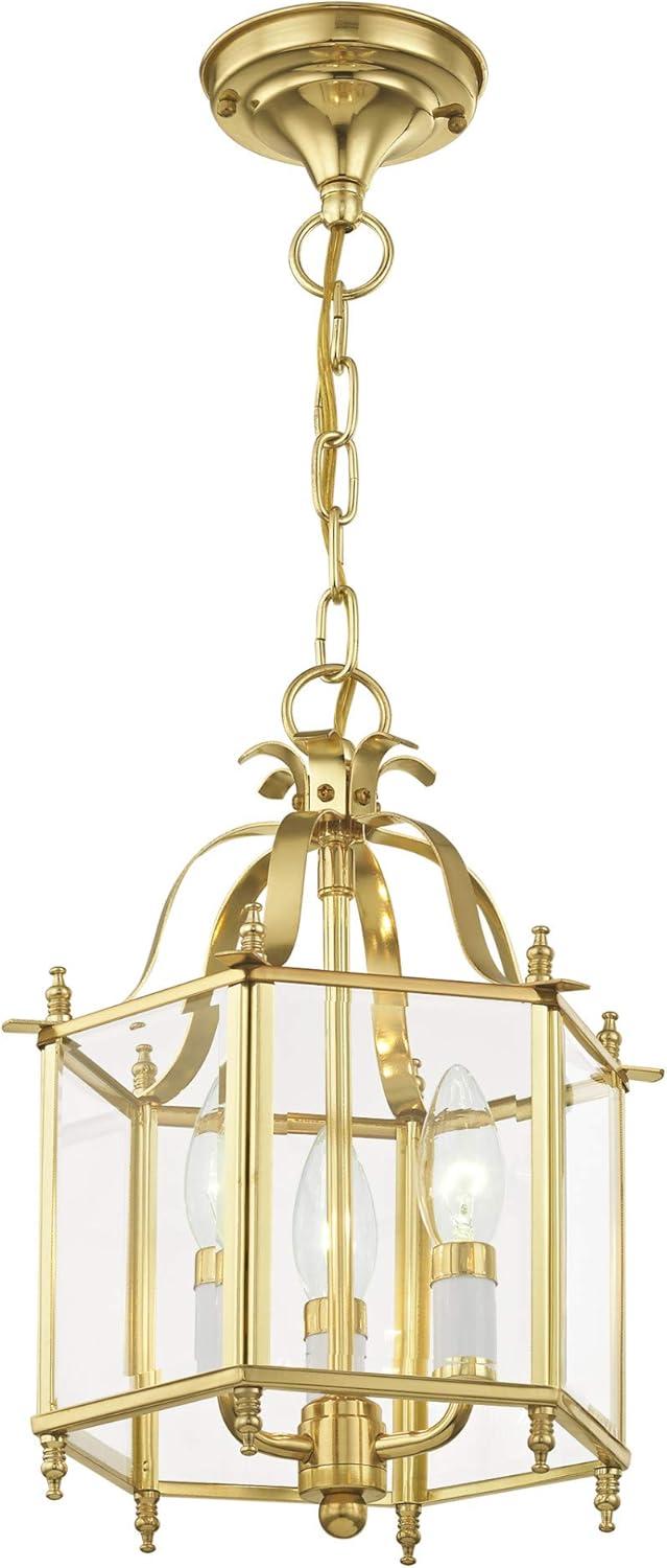 Livex Lighting Livingston 3 - Light Chandelier in  Polished Brass