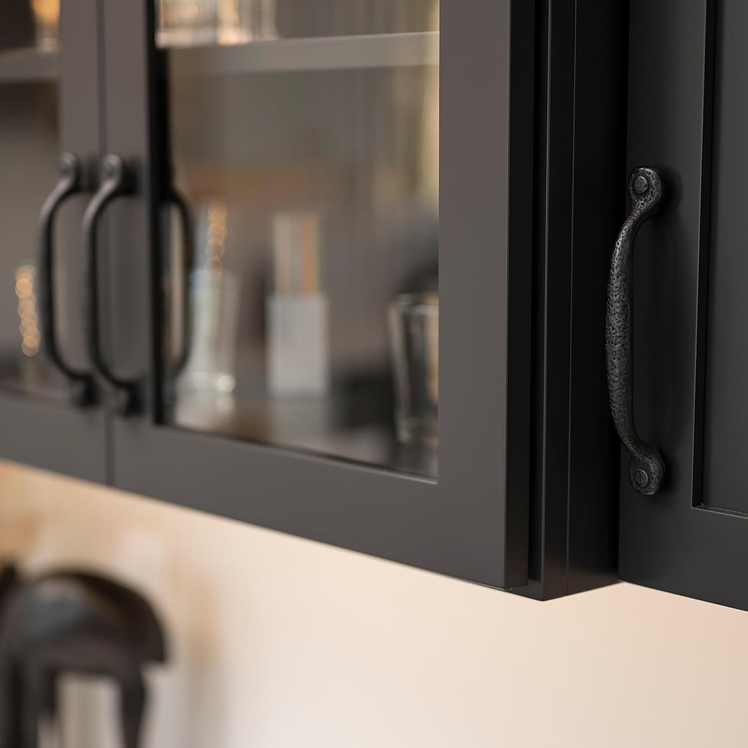 Refined Rustic Kitchen Cabinet Handles, Solid Core Drawer Pulls for Cabinet Doors