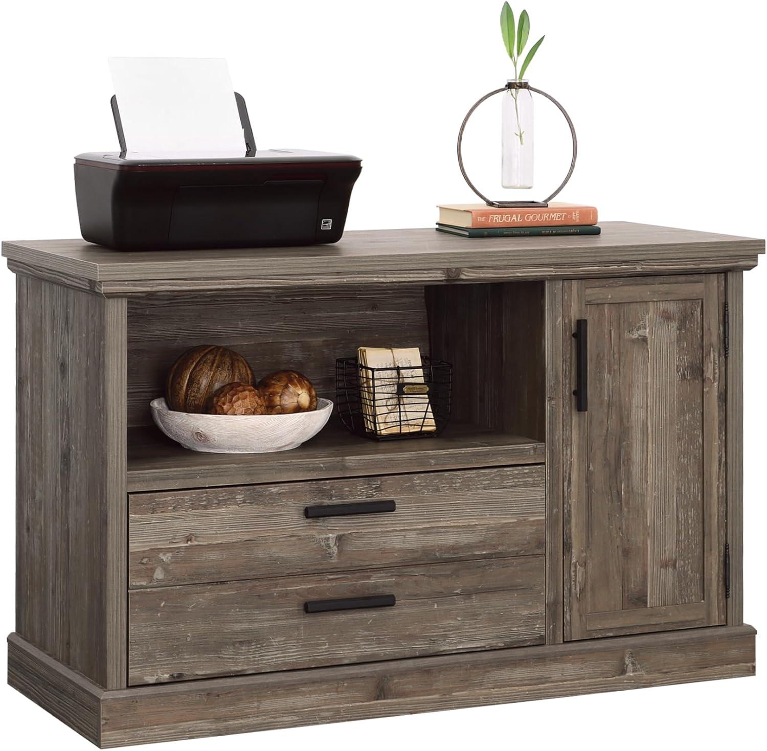 Aspen Post 47.09'' Wide 1 - Drawer Filing Credenza with Cable Management