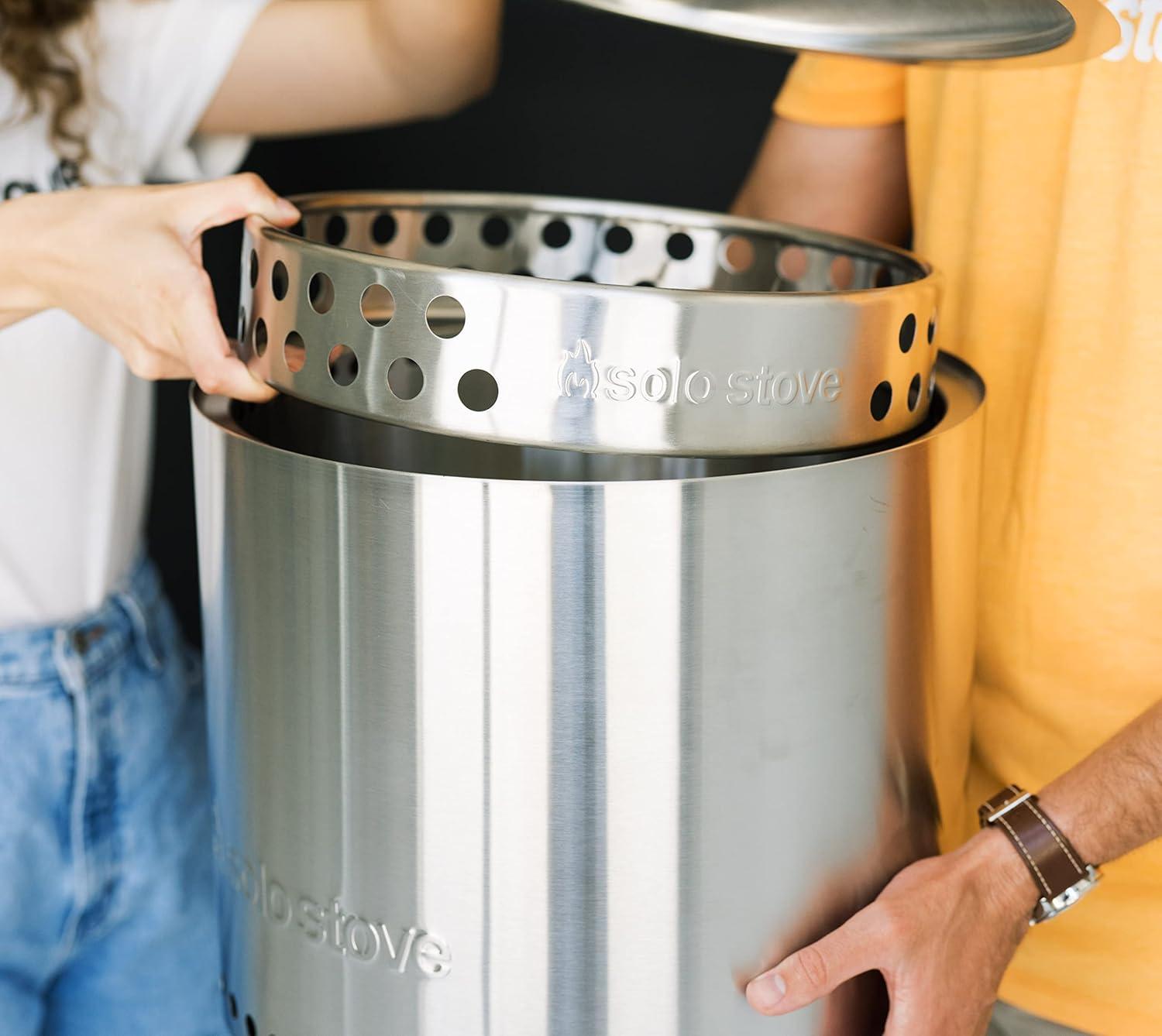 Ranger Stand Stainless Steel Fire Pit Accessory Ranger Fireplace Tools for Firepits and Fire Pits Outdoor Prefect for Your Outdoor Fireplace