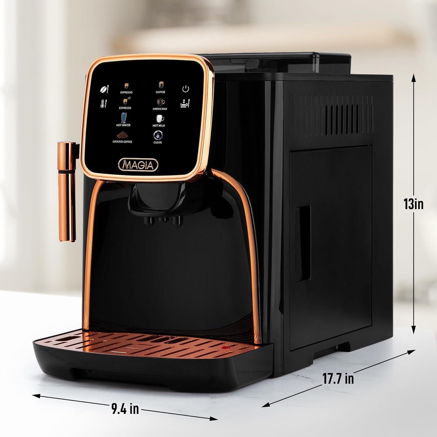 Zulay Kitchen Zulay Kitchen Magia Clasica - Fully Automatic Espresso Machine With Grinder and Touch Screen