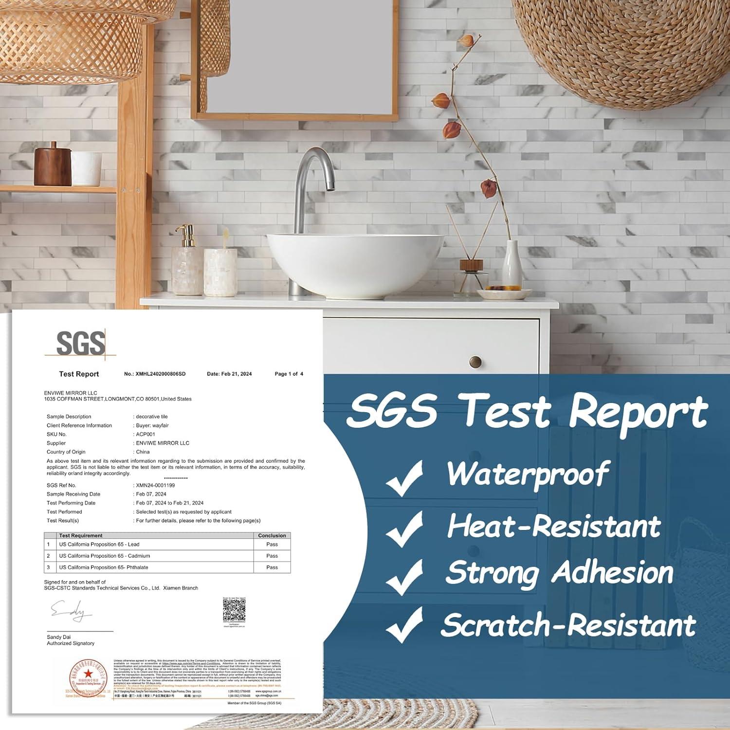 10-Pack Peel and Stick Tile Backsplash 12"X12" PVC Wall Tiles, Stick on Backsplash for Kitchen, Bathroom Tile, Fireplace Décor, Laundry Table, Stair Decals in Cala Golden