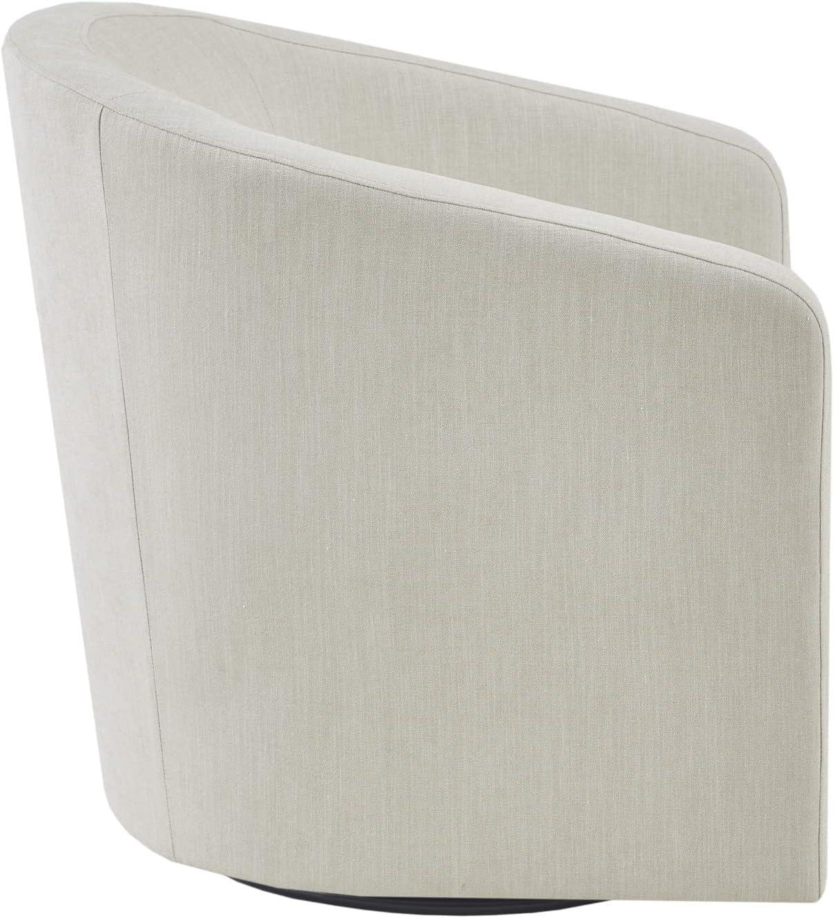 Martha Stewart Amber Modern Velvet Swivel Chair