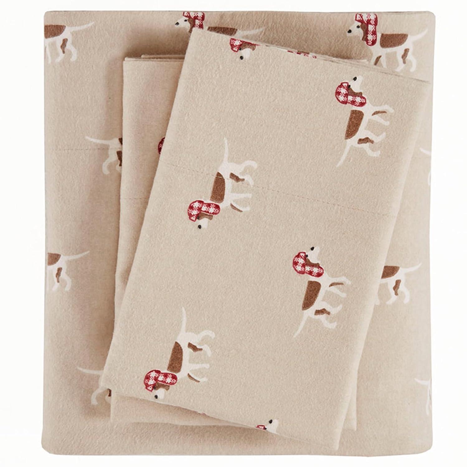 Woolrich 100% Cotton Flannel Sheet Set