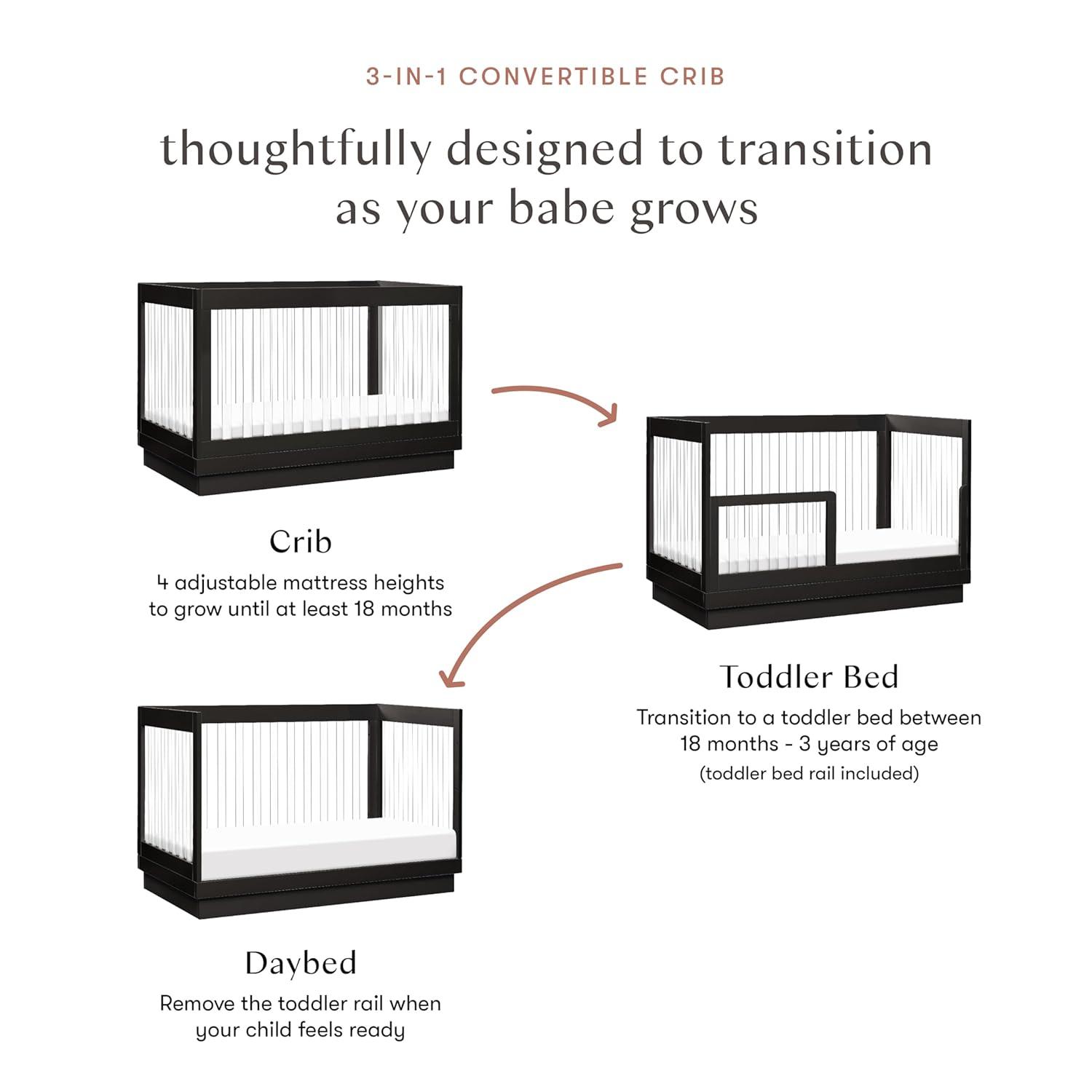 Harlow 3-in-1 Convertible Crib