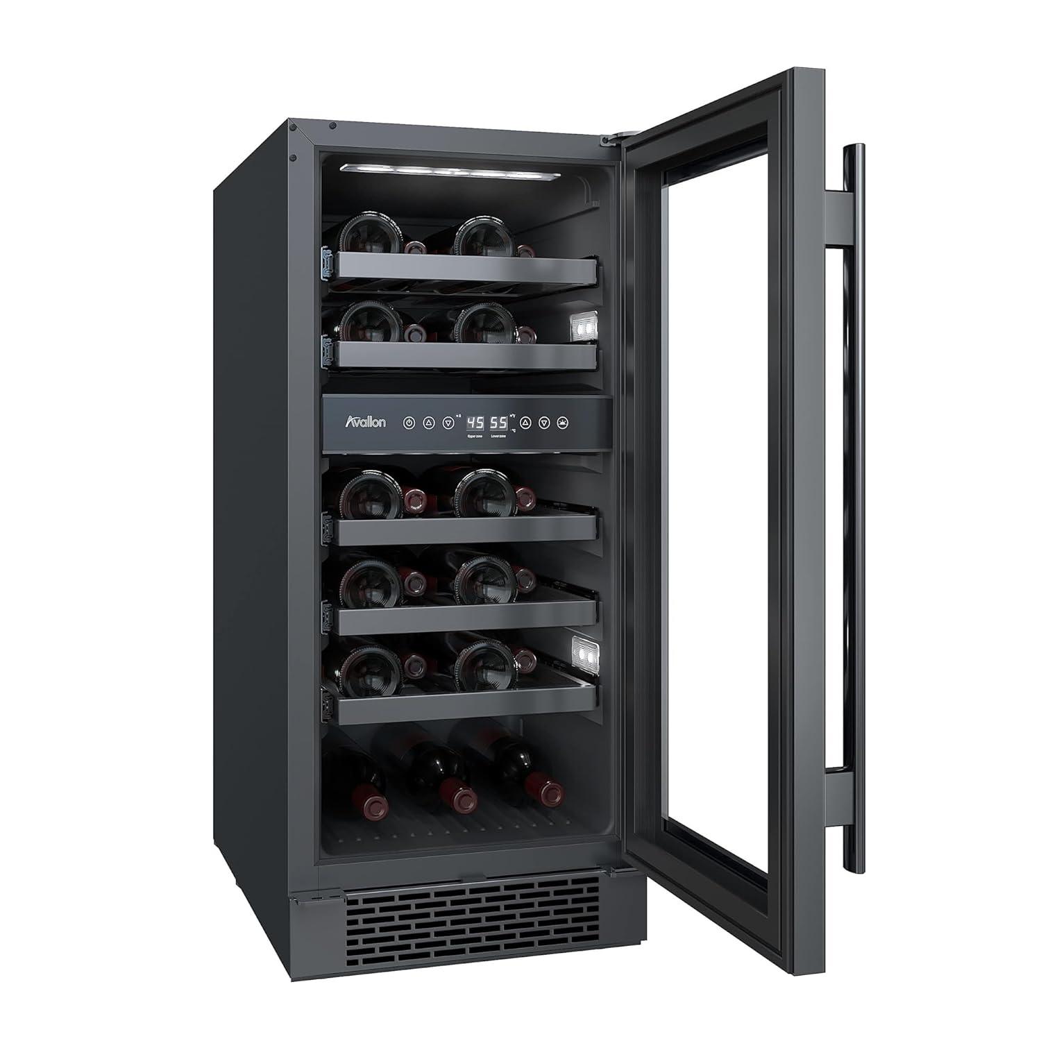 Avallon Avallon Dual Zone 15'' 23 Bottle Wine Refrigerator