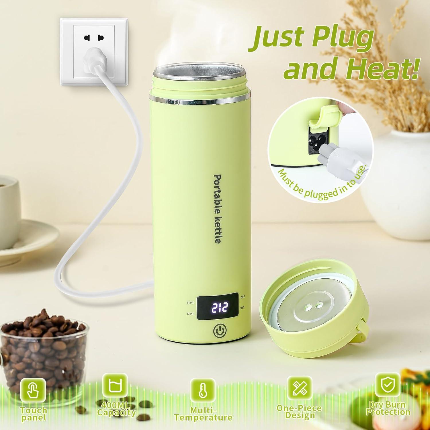 BINNBOX Portable Mini Electric Kettle