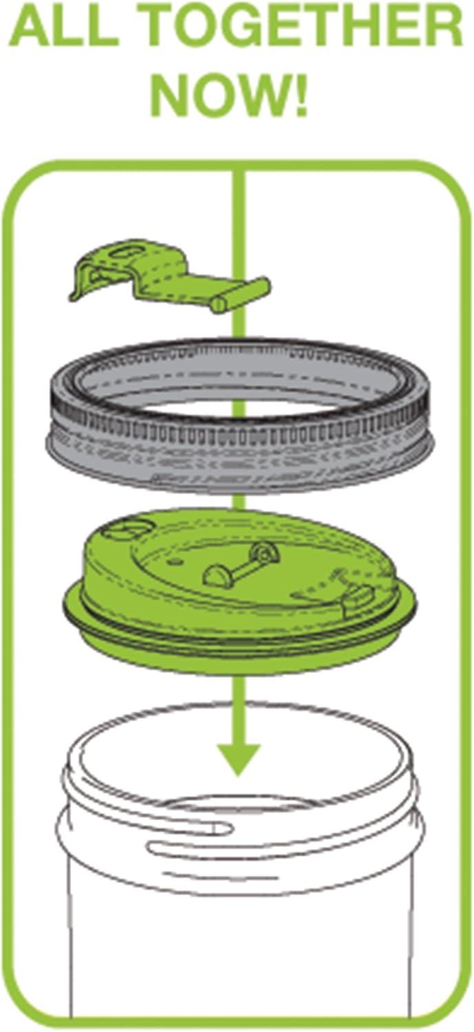 Fox Run Jarware Wide Mouth Drink Lid