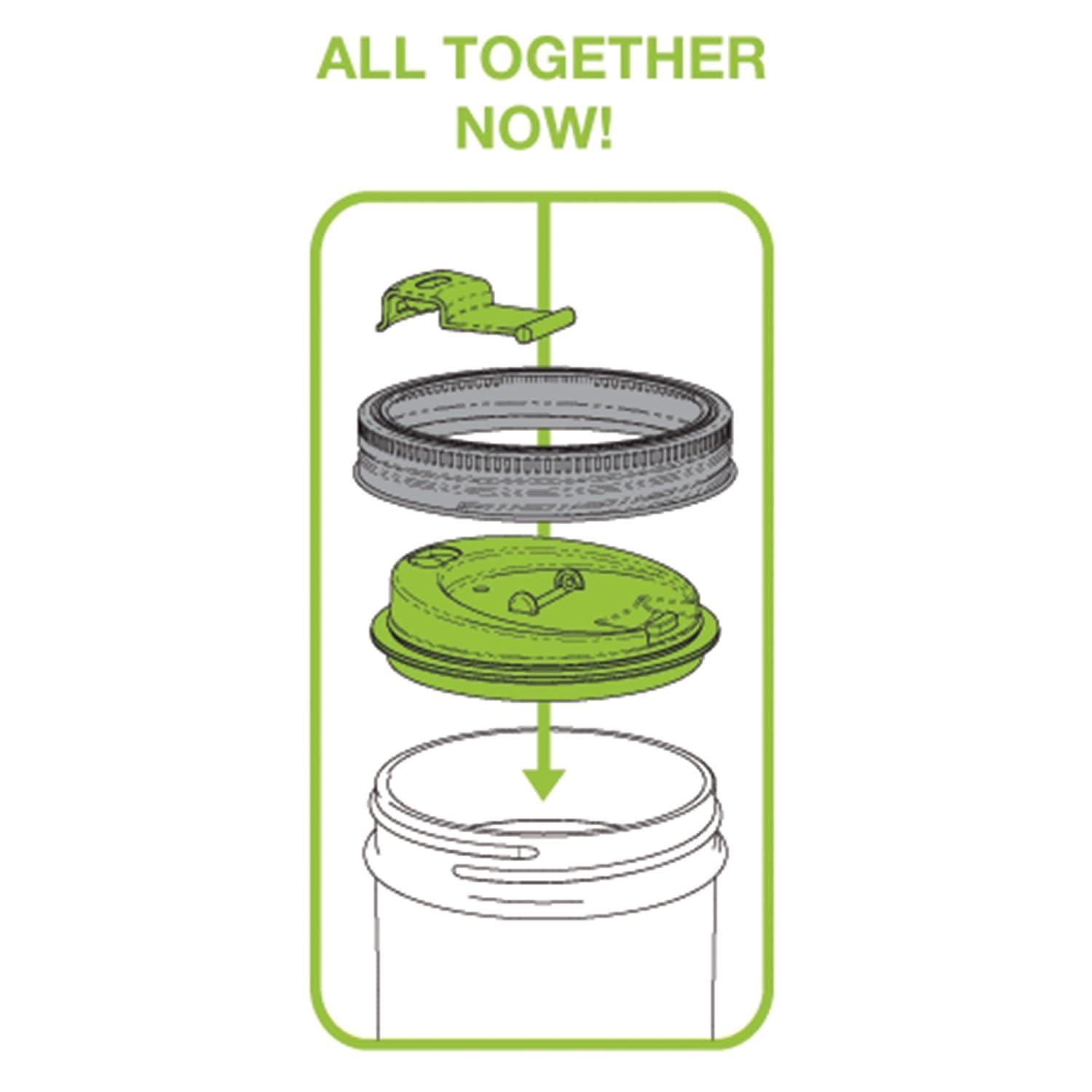 Fox Run Jarware Wide Mouth Drink Lid