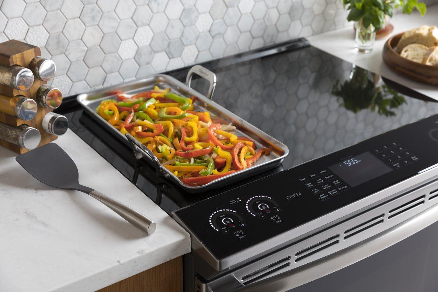 Chantal 21 Supreme® 9.5'' Stainless Steel Griddle