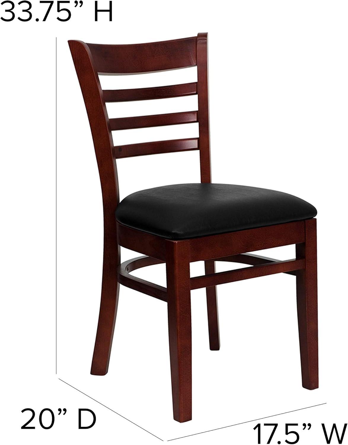 Ladder Back Wooden Restaurant Chair