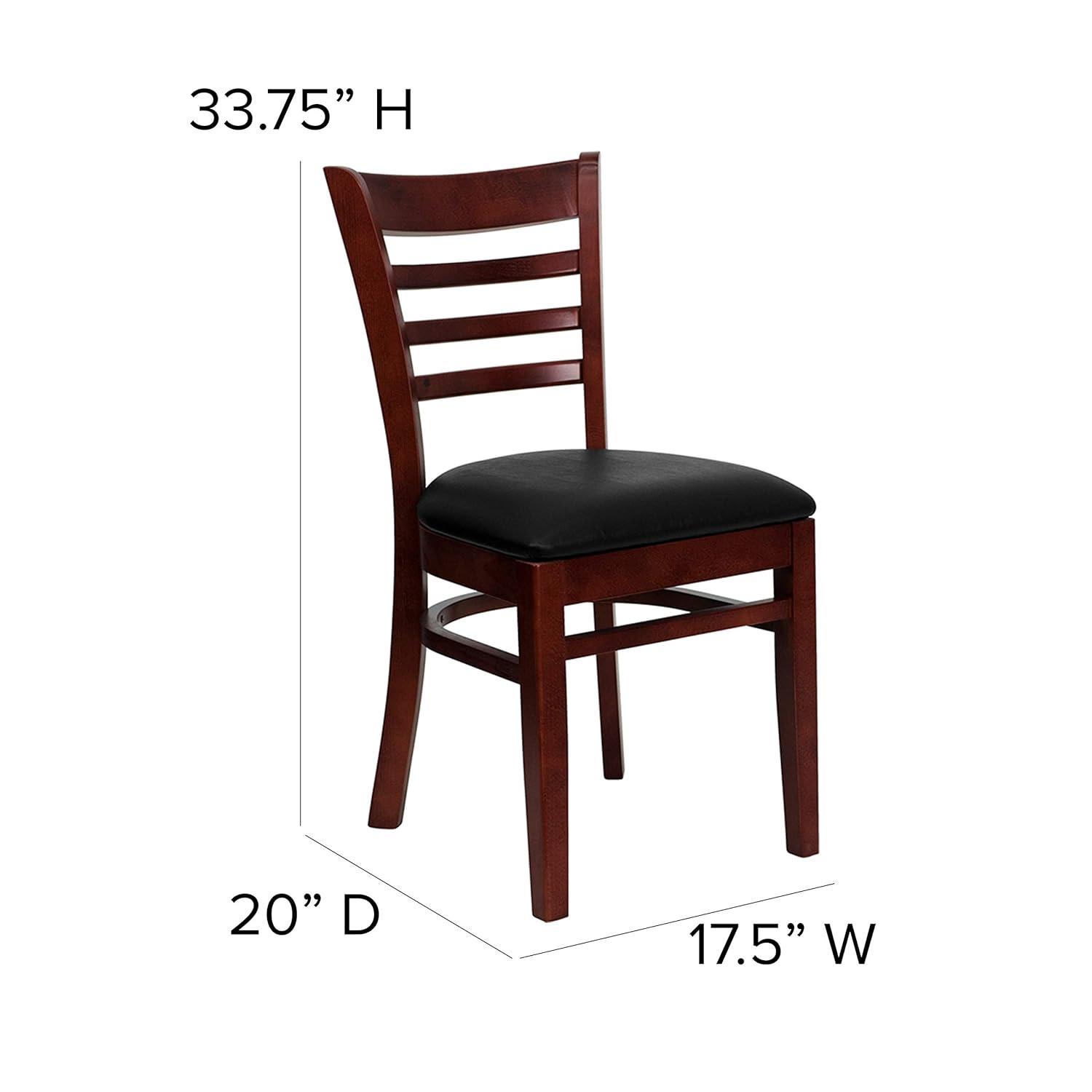 Red Barrel Studio® Ladder Back Wooden Restaurant Chair