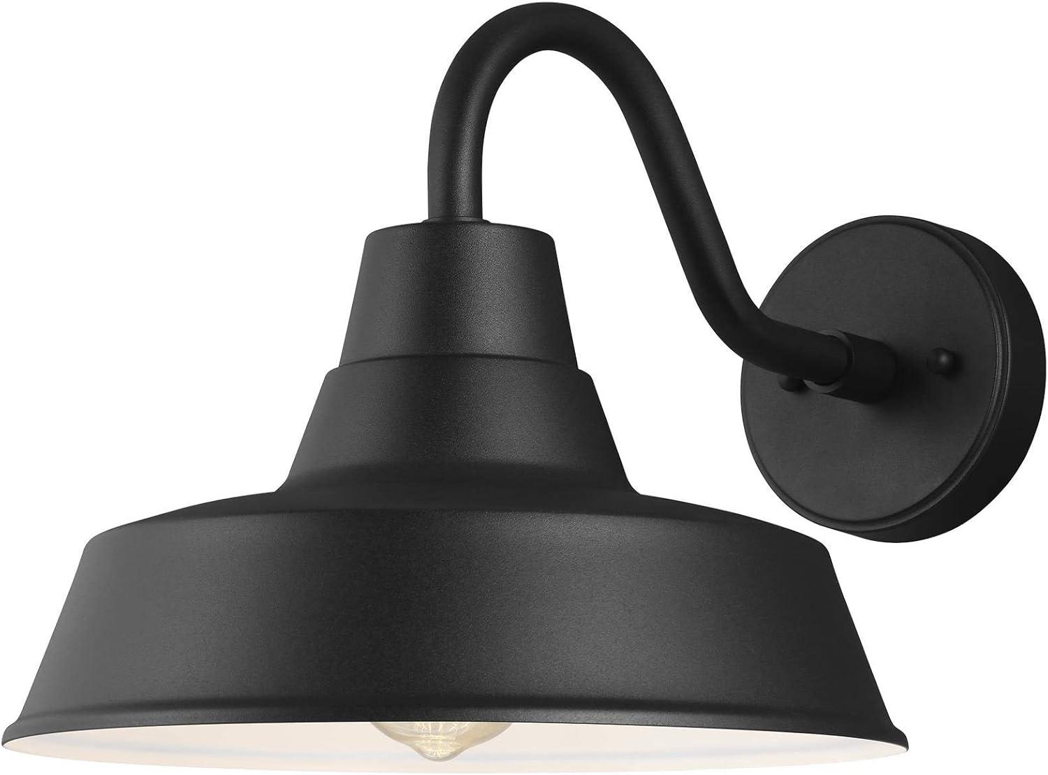 Fisher Outdoor Sconce - Black / 12"Dia