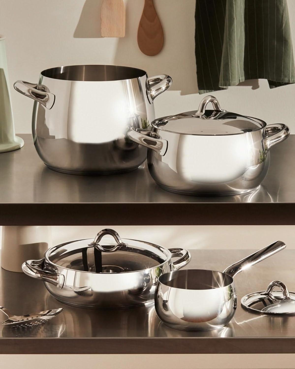 Mami 7-Piece Stainless Steel Kitchen Cookware Set