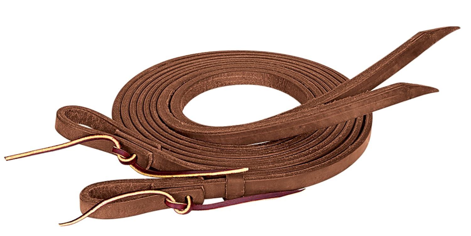 Weaver Leather ProTack Oiled Split Rein, 1/2-Inch x 8-Feet, Brown