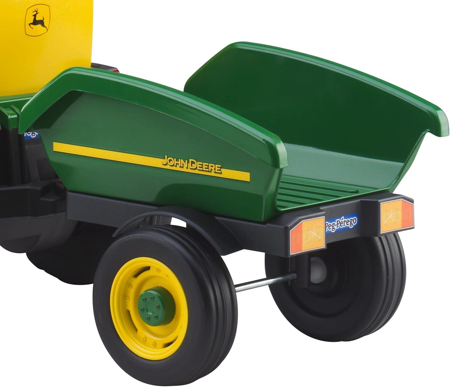 Peg Perego John Deere Farm Tractor and Trailer Pedal Ride-On
