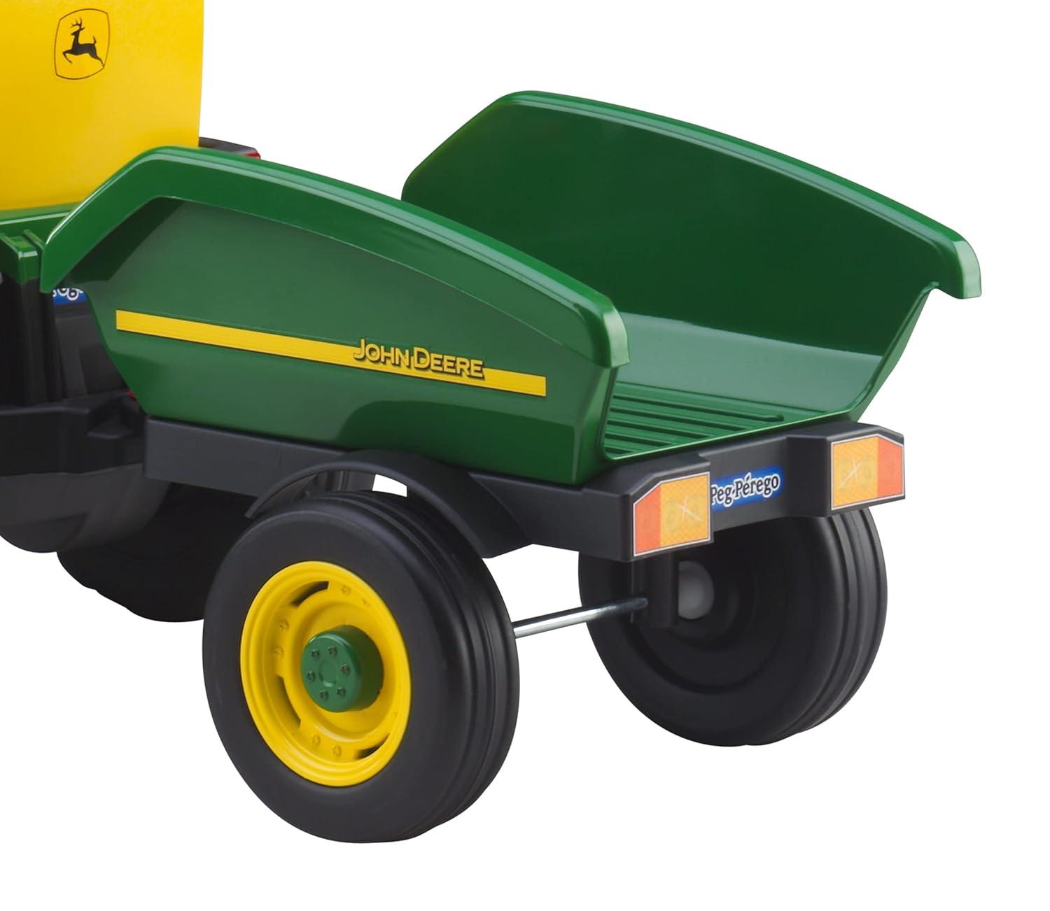 Peg Perego John Deere Farm Tractor and Trailer Pedal Ride-On