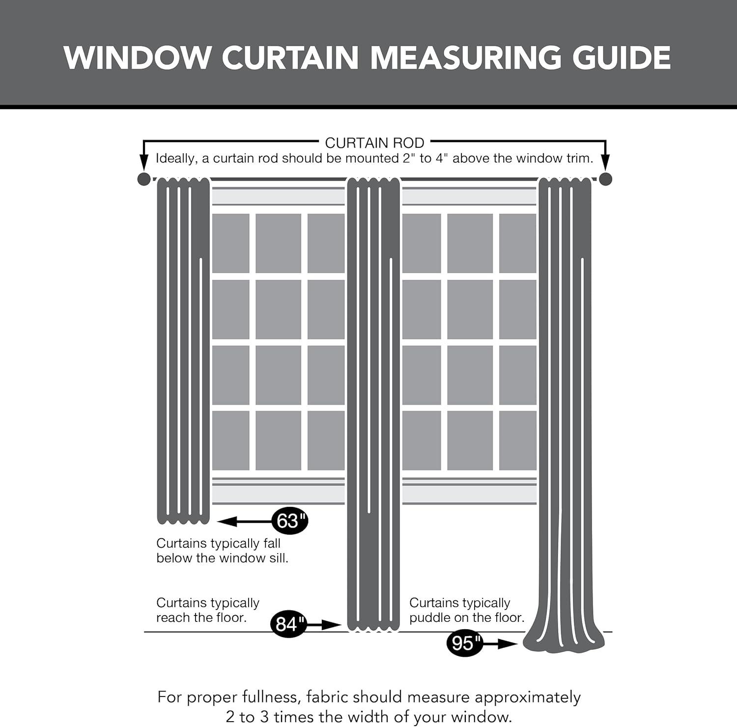 Stone Blackout Grommet Curtain Panel, 40" x 84" Polyester