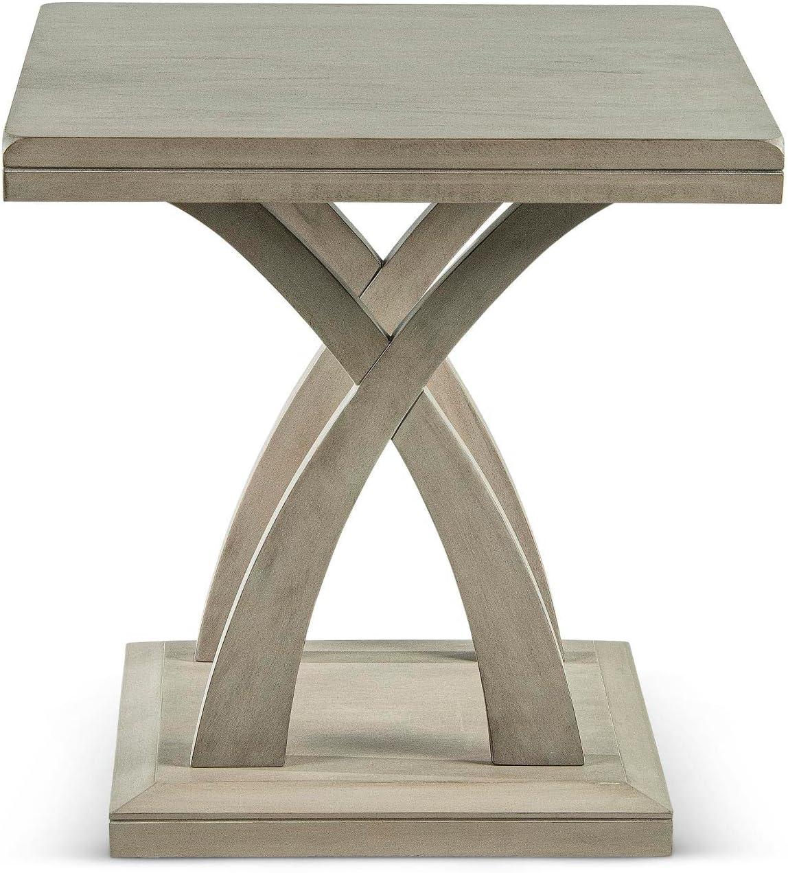 Steve Silver Jocelyn Gray Wood End Table