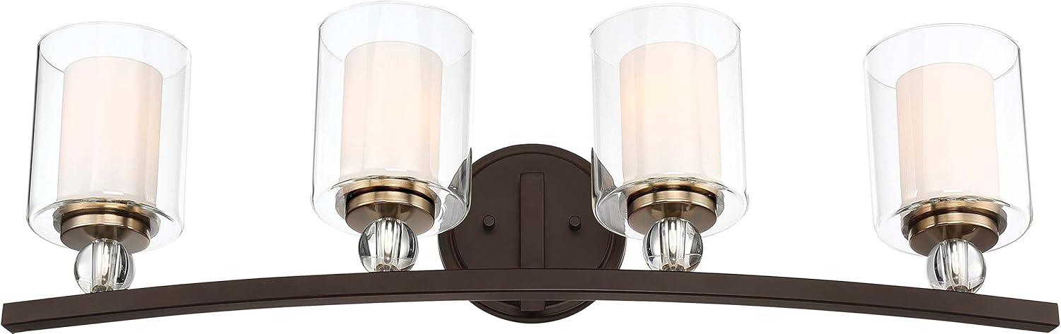 Minka Lavery Minka-Lavery Studio 5 33" Wide 4-Light Painted Bronze Bath Light Bar