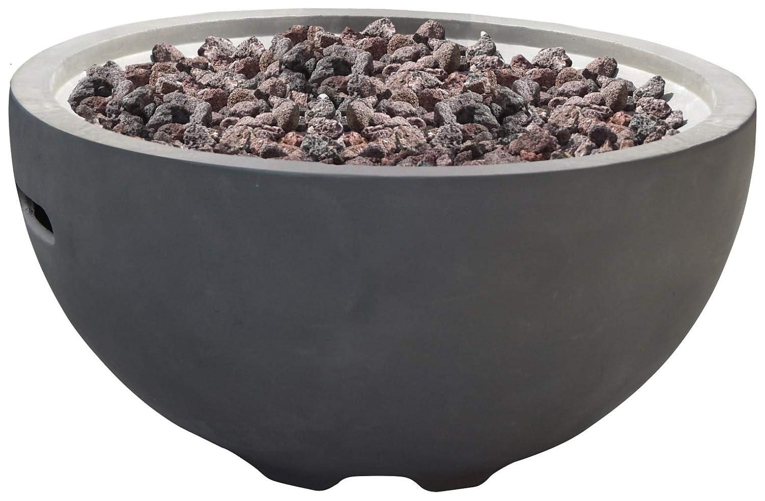 Modeno Nantucket 27" Liquid Propane Concrete Fire Bowl