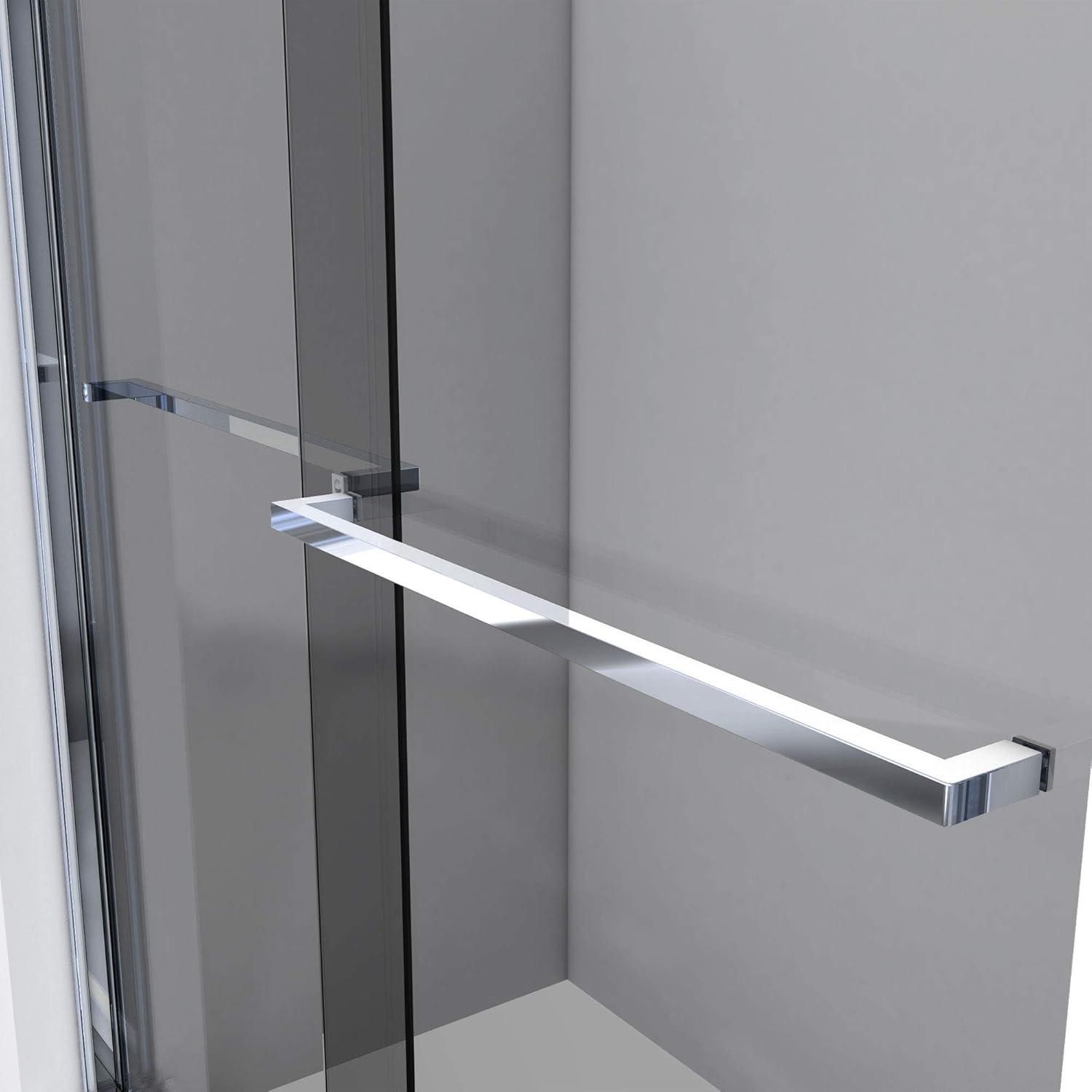 Sapphire 56" W x 76" H Frameless Shower Door