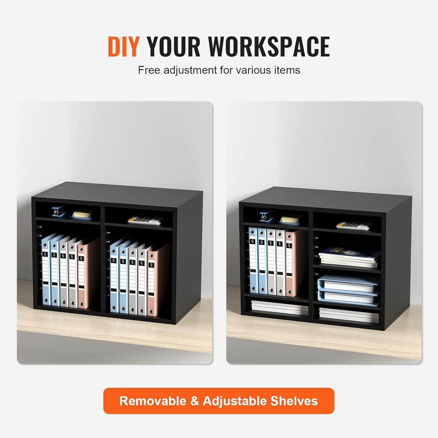 VEVOR VEVOR Manufactured Wood 12 Compartment Mailroom Table Accessory