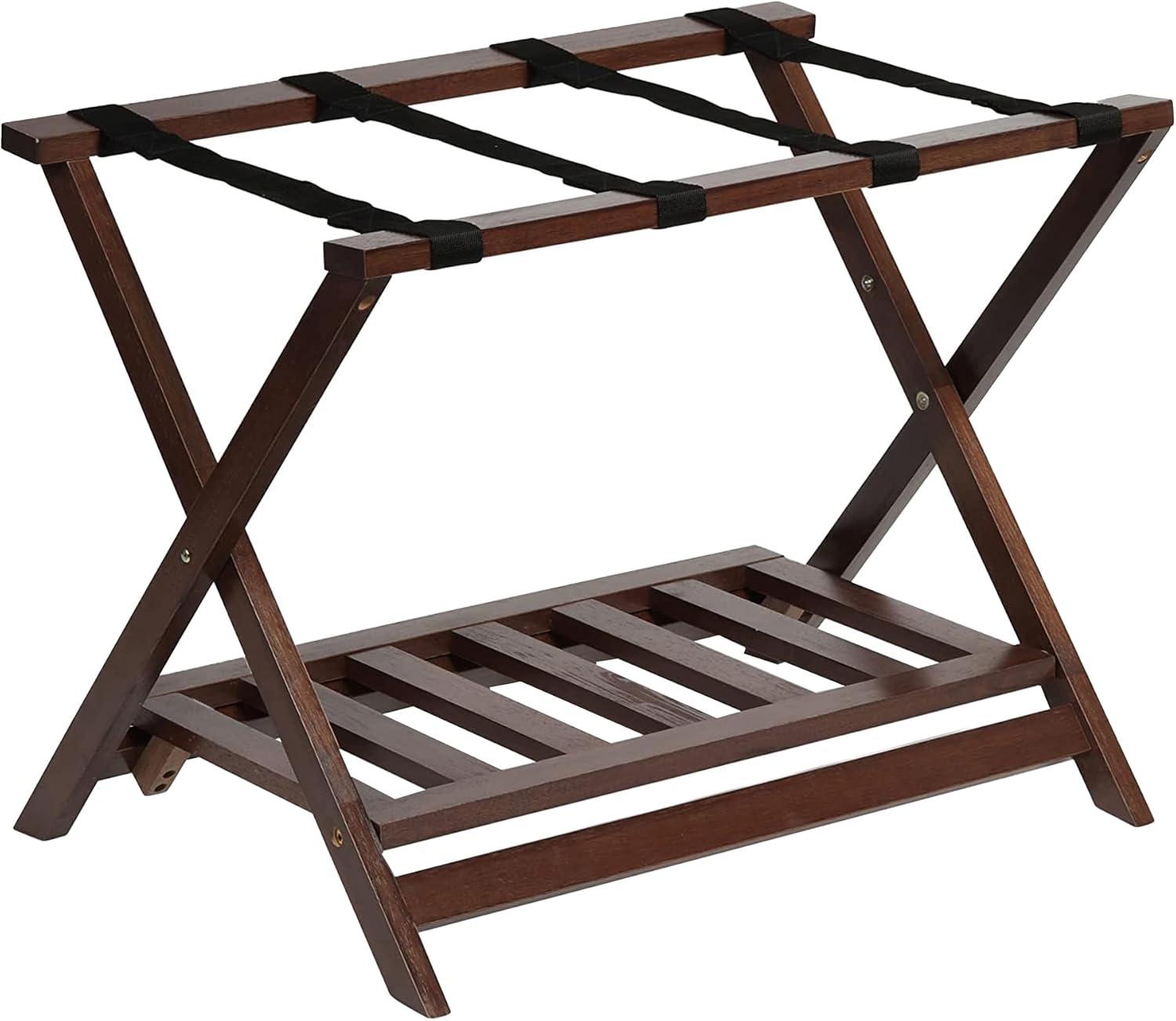 Folding Wood Luggage Rack