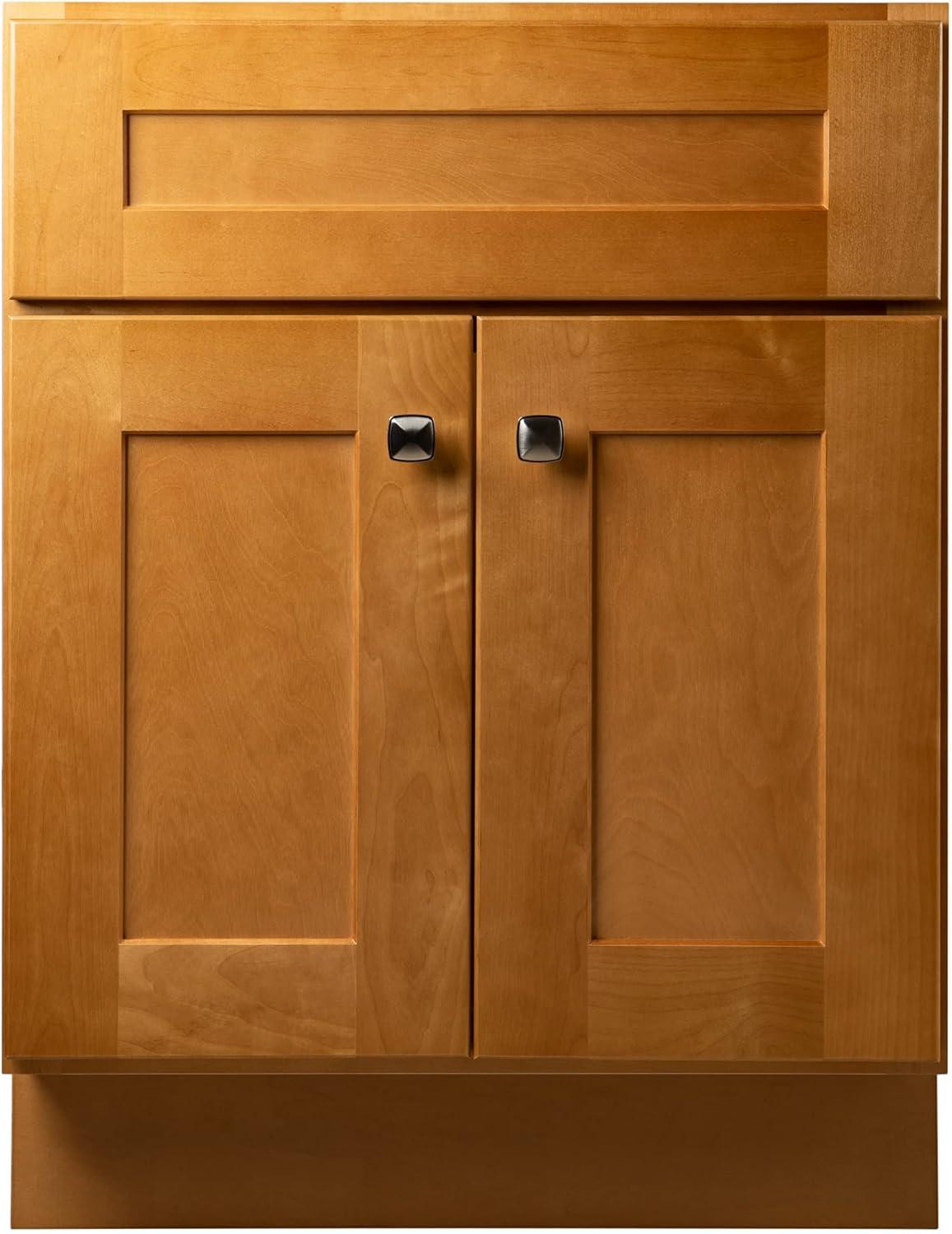 Design House Brookings 24 Inch Bathroom Vanity, Ready to Assemble, Solid Wood, Sherwin Williams – Design House, 587063