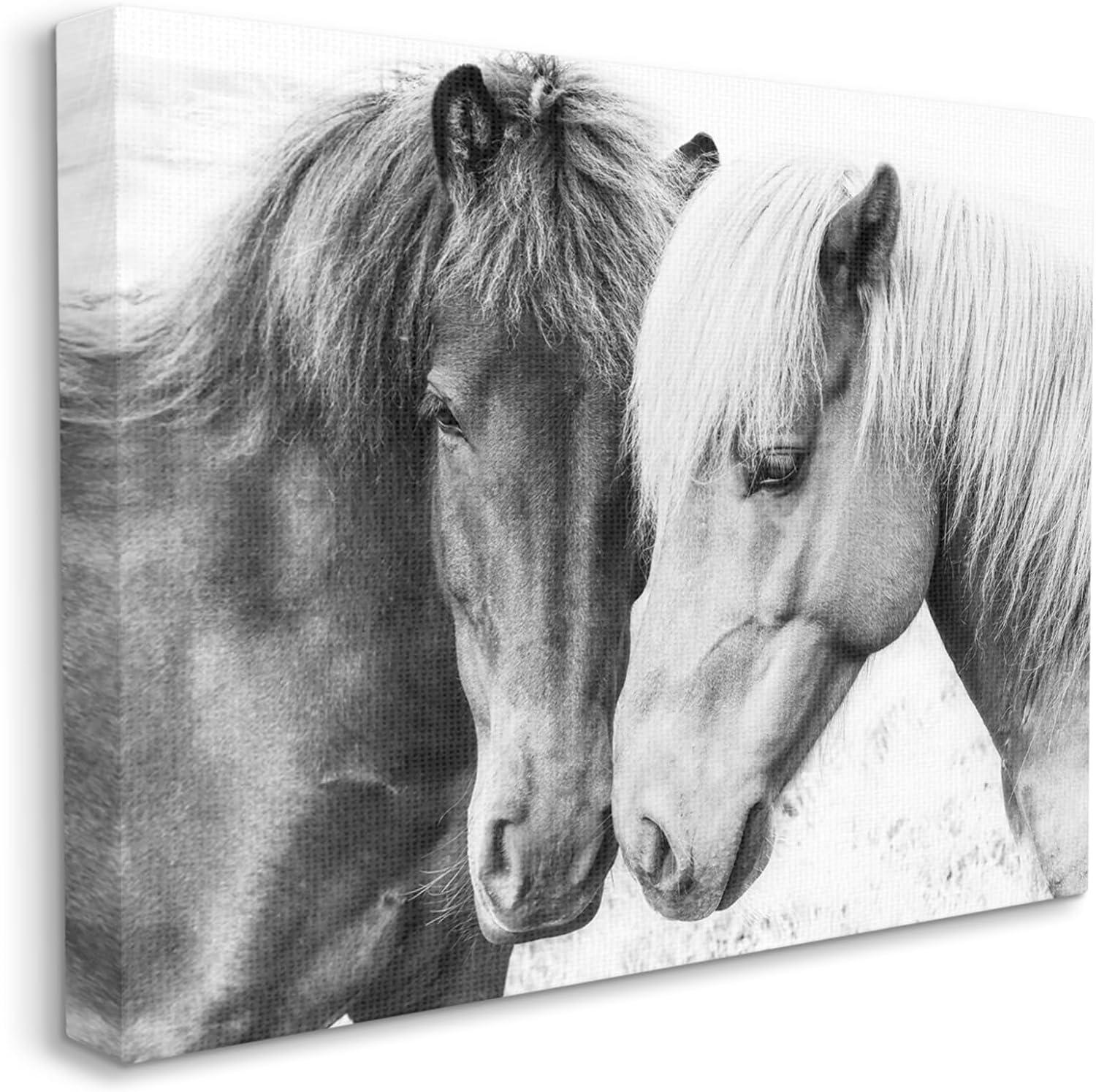 Stupell Industries " Horse Love Duo Portrait " by Sisi And Seb