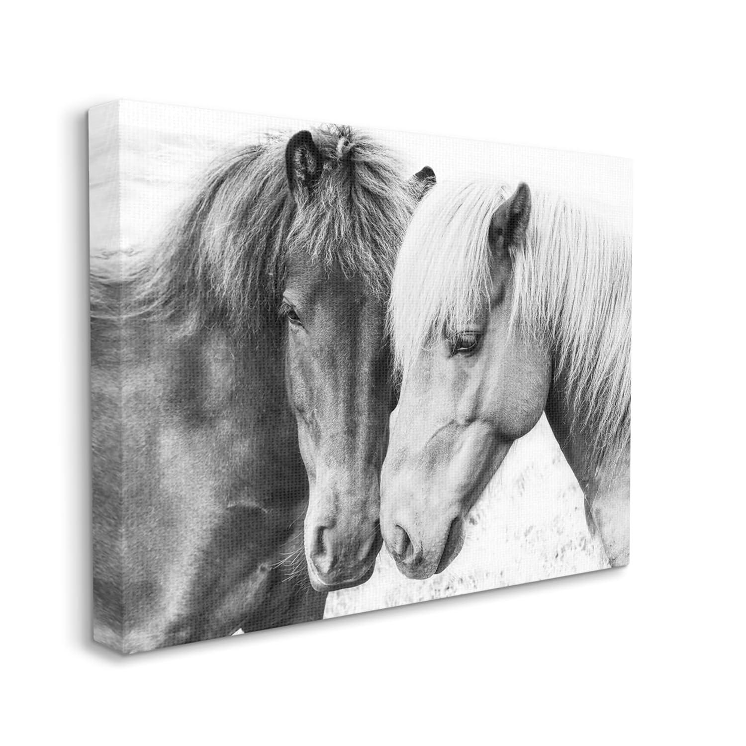 Stupell Industries " Horse Love Duo Portrait " by Sisi And Seb