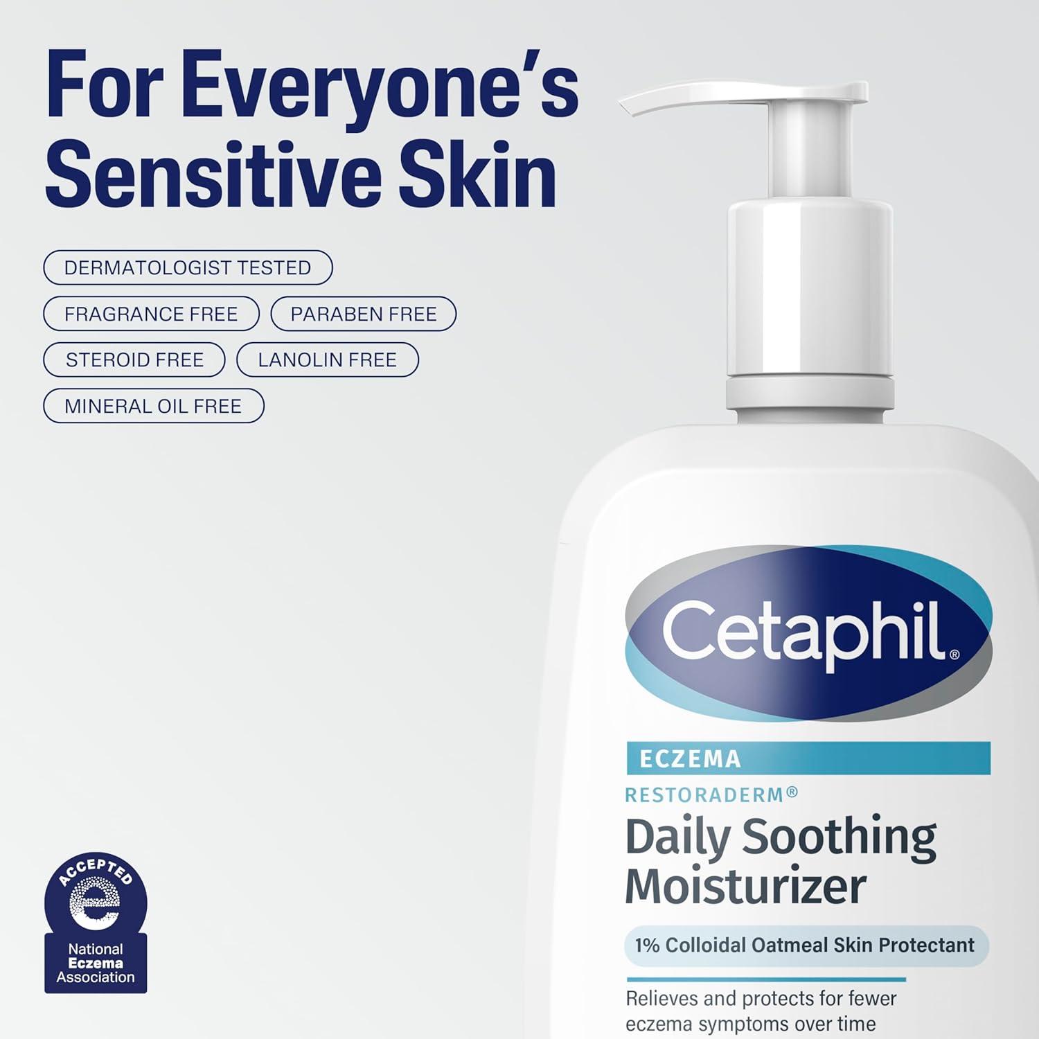 Cetaphil Eczema Restoraderm Daily Soothing Moisturizer- 16 fl oz