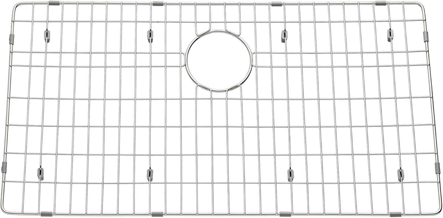 Stainless Steel Rectangular Kitchen Sink Grid with Lacquered Finish