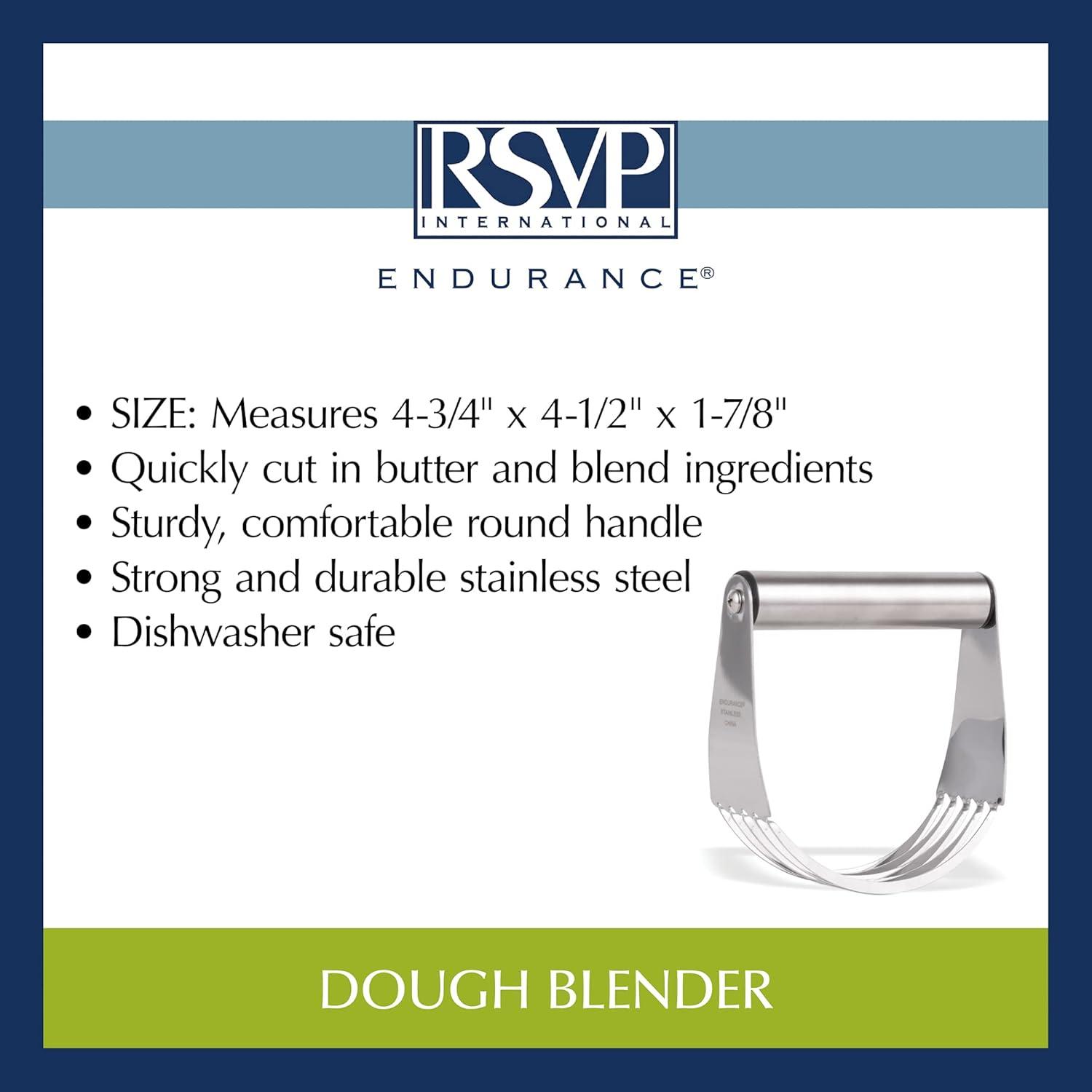 Stainless Steel Pastry Dough Blender with Non-Slip Handle