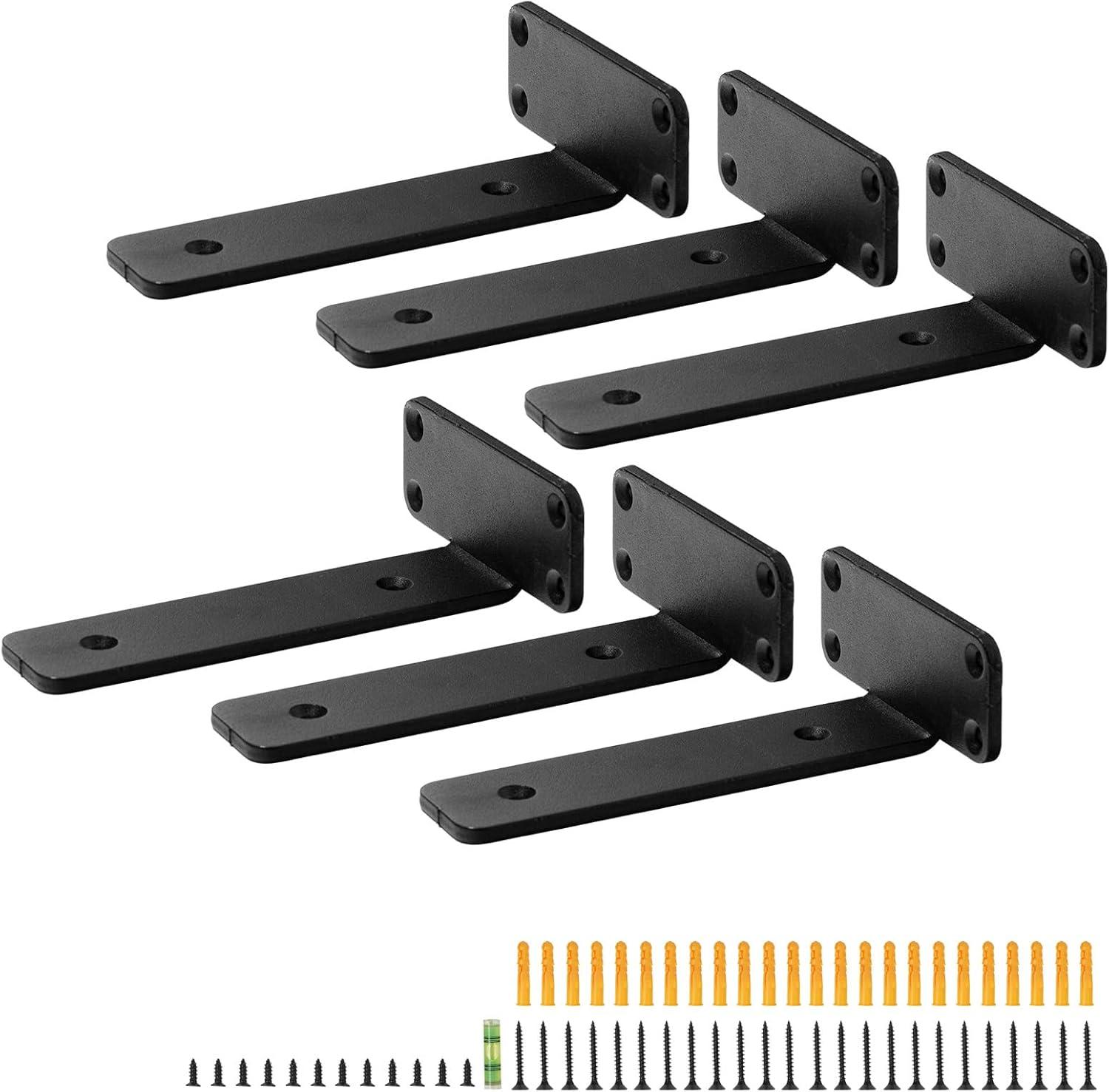 VEVOR Floating Shelf Brackets (Set of 6)