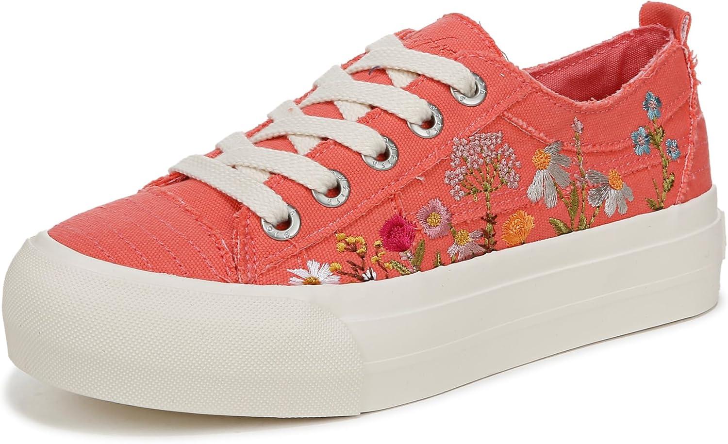 Blowfish Malibu Womens Sadie-Sun Sneaker Pink 8 M