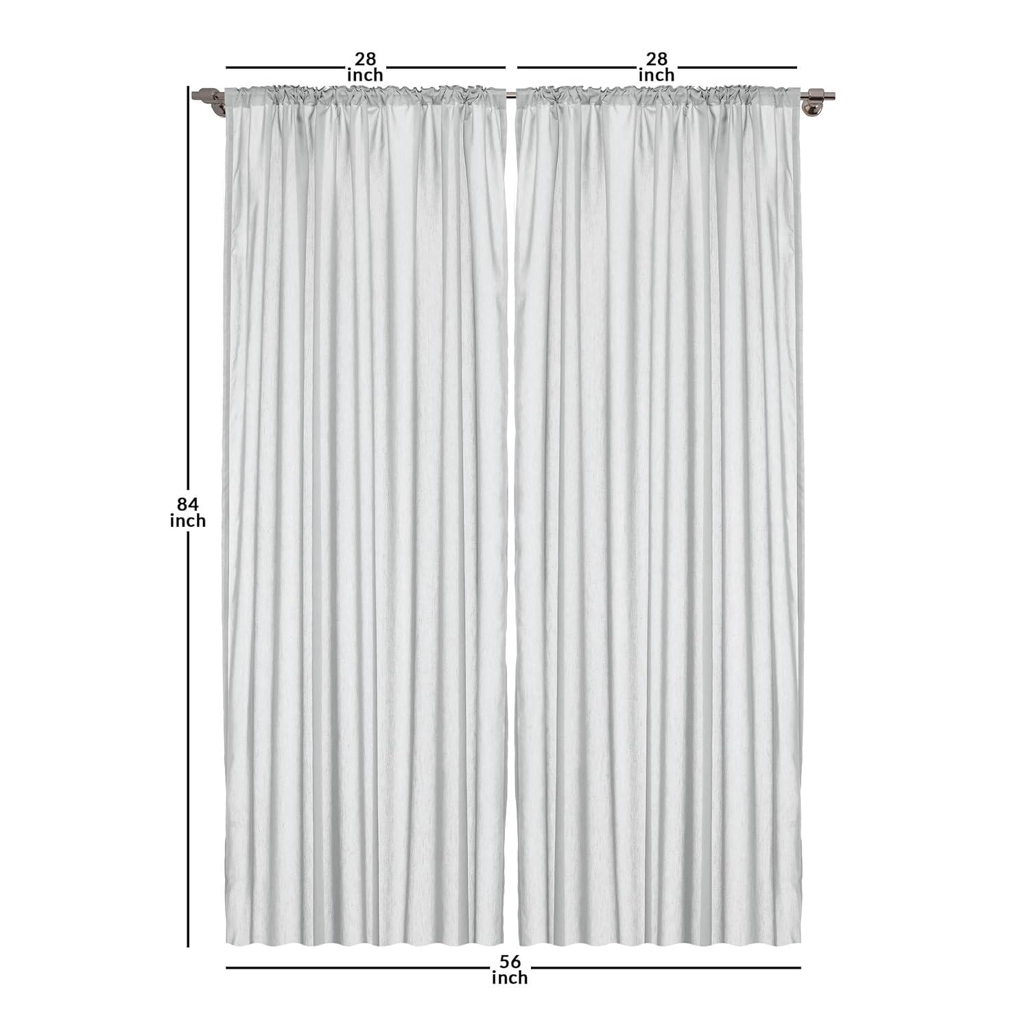 Ambesonne African Curtains, Random Doodles, Pair of 28"x84", Brown Marigold Mustard
