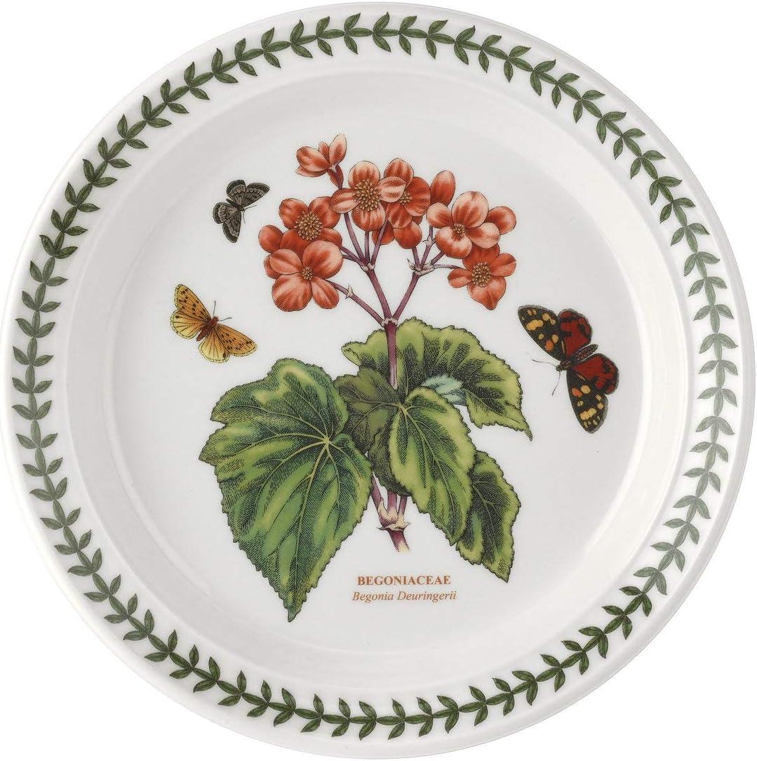 Botanic Garden Begonia Porcelain 8.5" Salad Plate