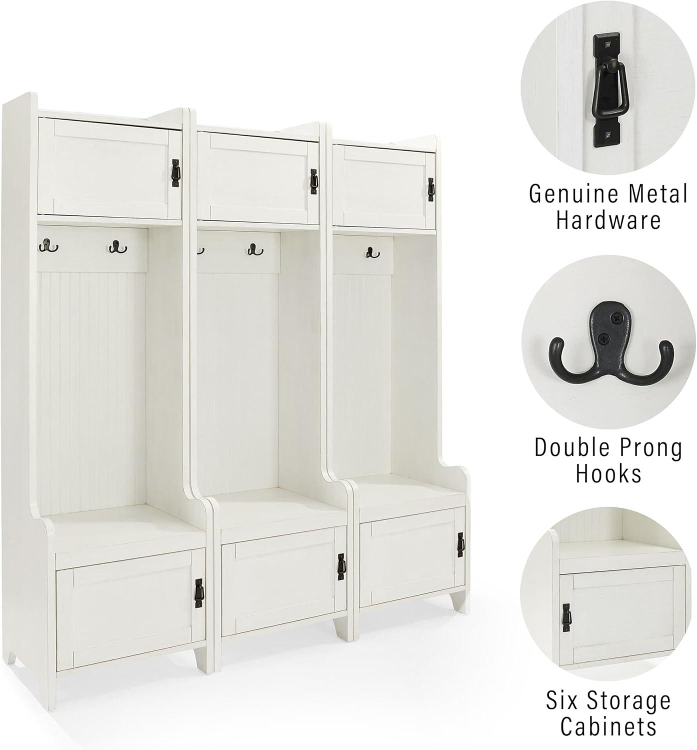 Fremont 3 Pc Entryway Kit - Three Towers In Distressed White