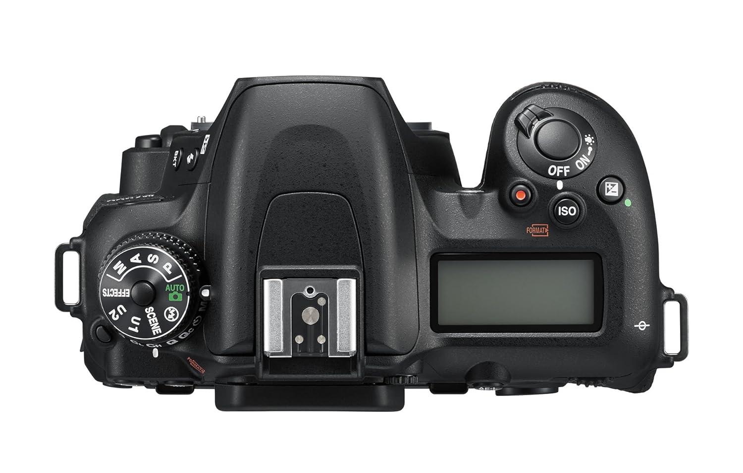 Nikon D7500 DX-Format DSLR Camera (Body Only, Black)