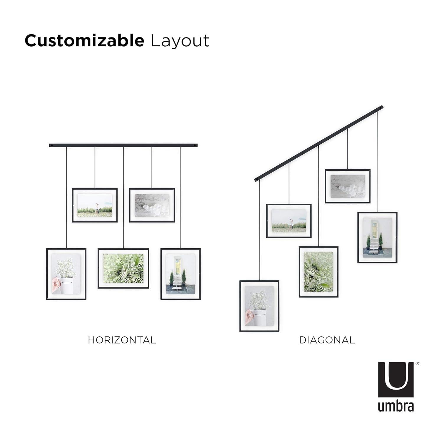 Umbra Exhibit 5-Photo Wall Hanging Picture Frames