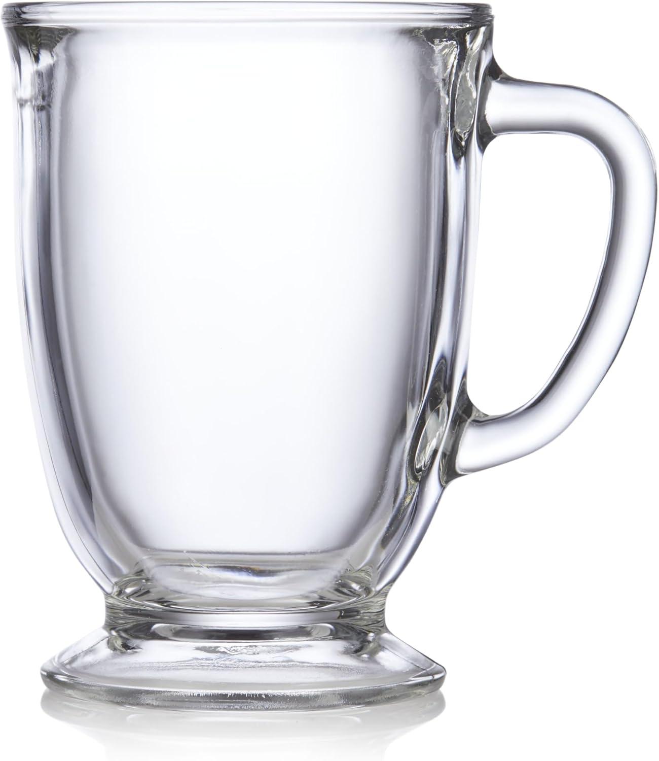 Libbey Kona Glass Coffee Mugs