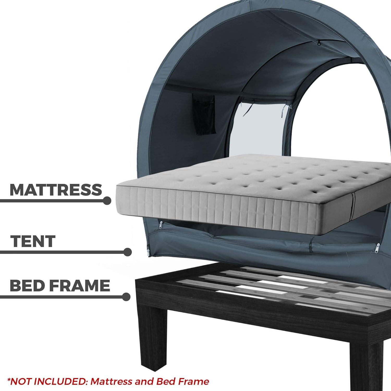 Alvantor Bed Tent Charcoal Pop Up Canopy Queen