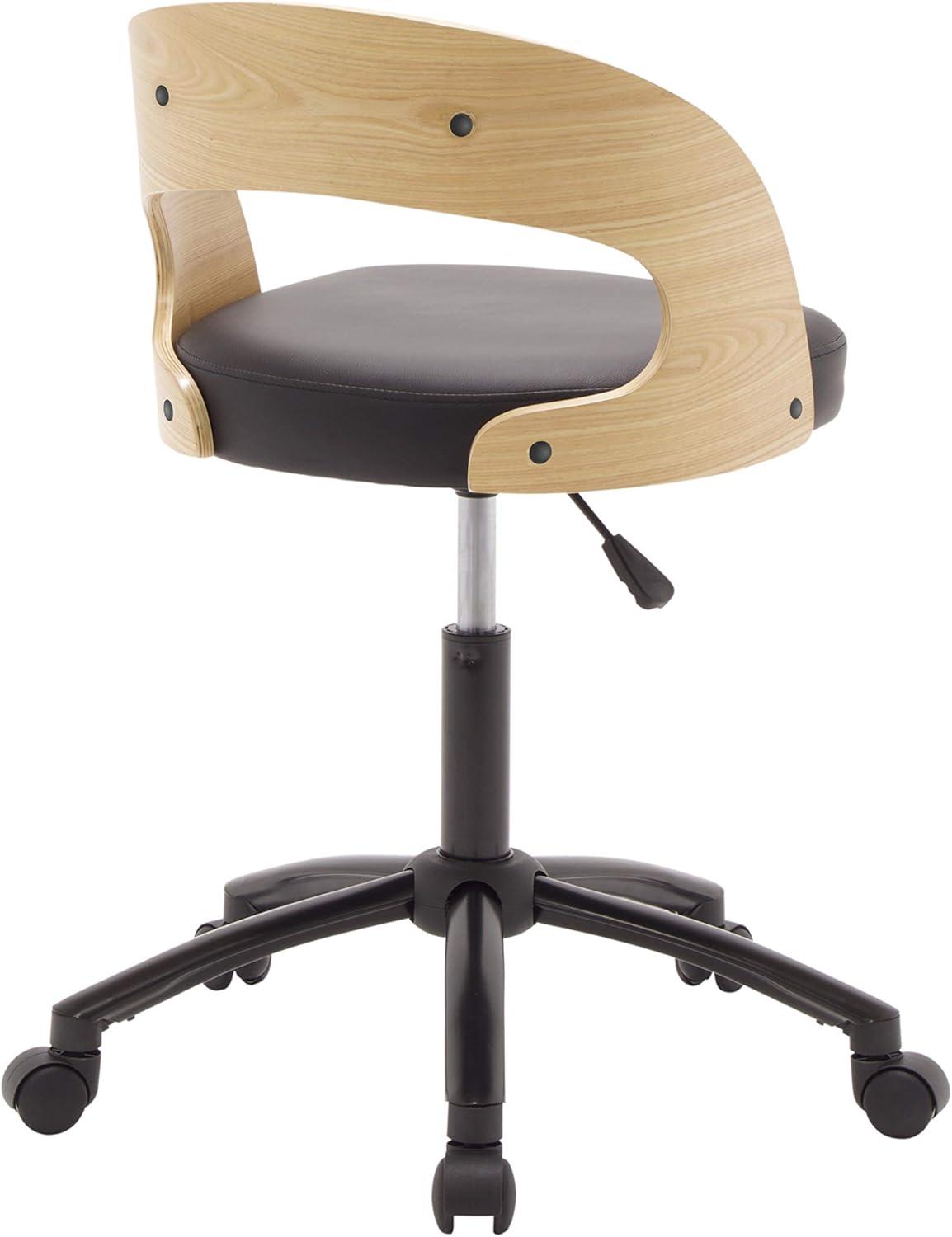 Ashwood Task Chair Black/Ashwood - Calico Designs